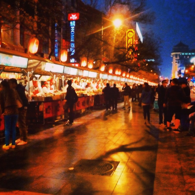 Night market at beijing 